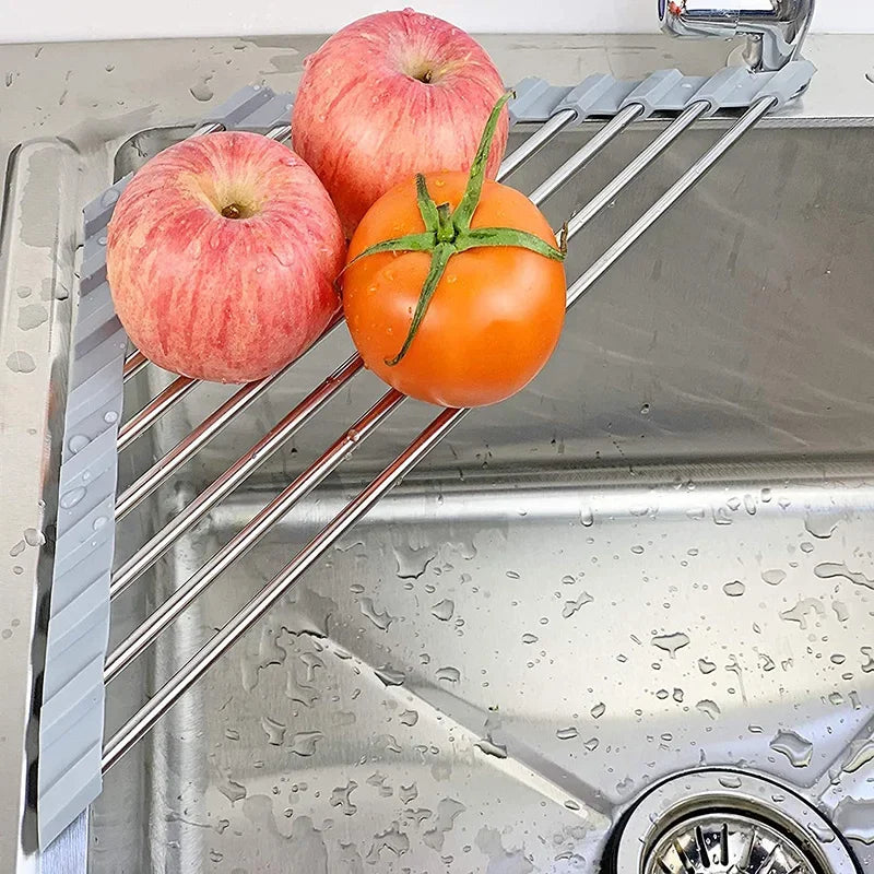 Egouttoir-Evier-Triangulaire-pliable-pose-fruits