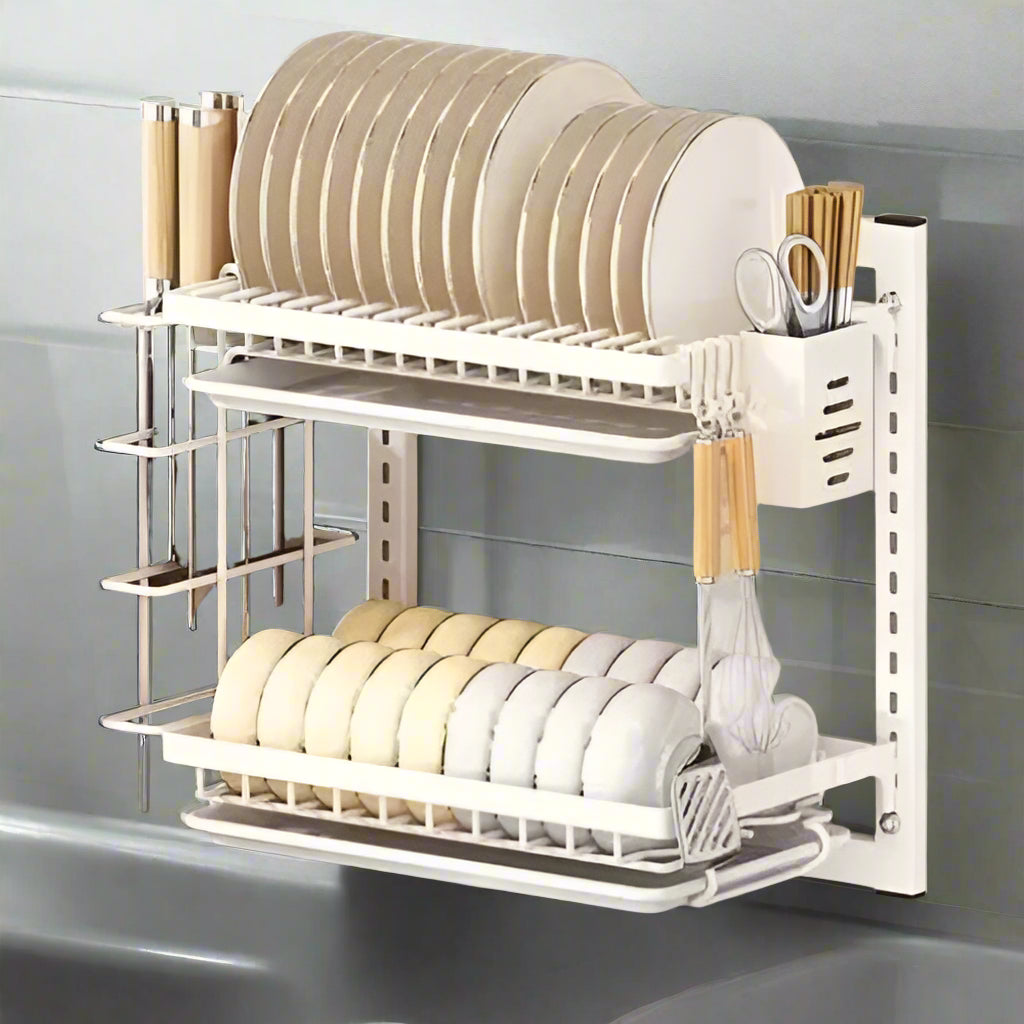 Égouttoir à Vaisselle époxy Blanc 65x21,5cm 92190 Sauvic