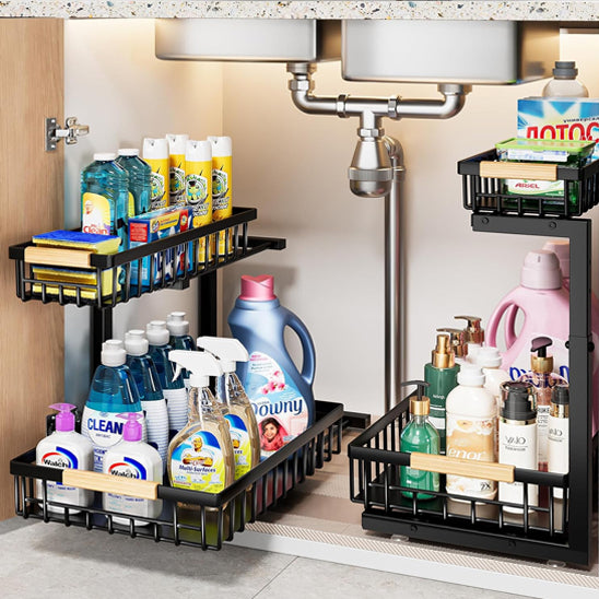Etagere-sous-evier-acier-deux-niveaux