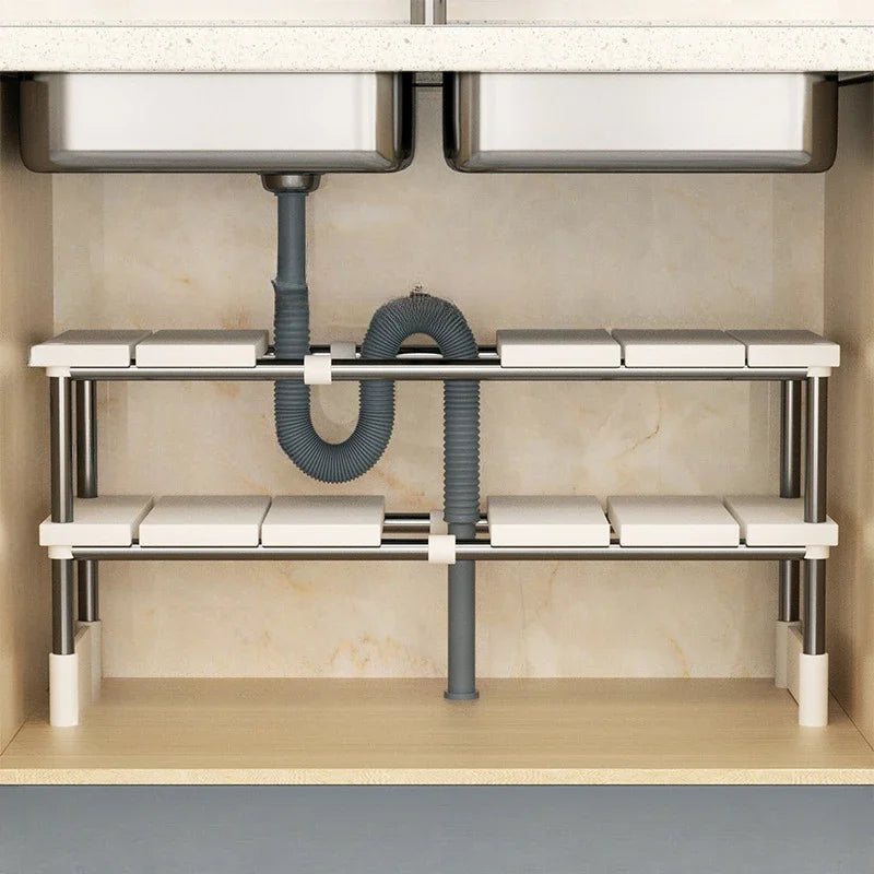 Etagere-sous-evier-extensible-deux-niveaux