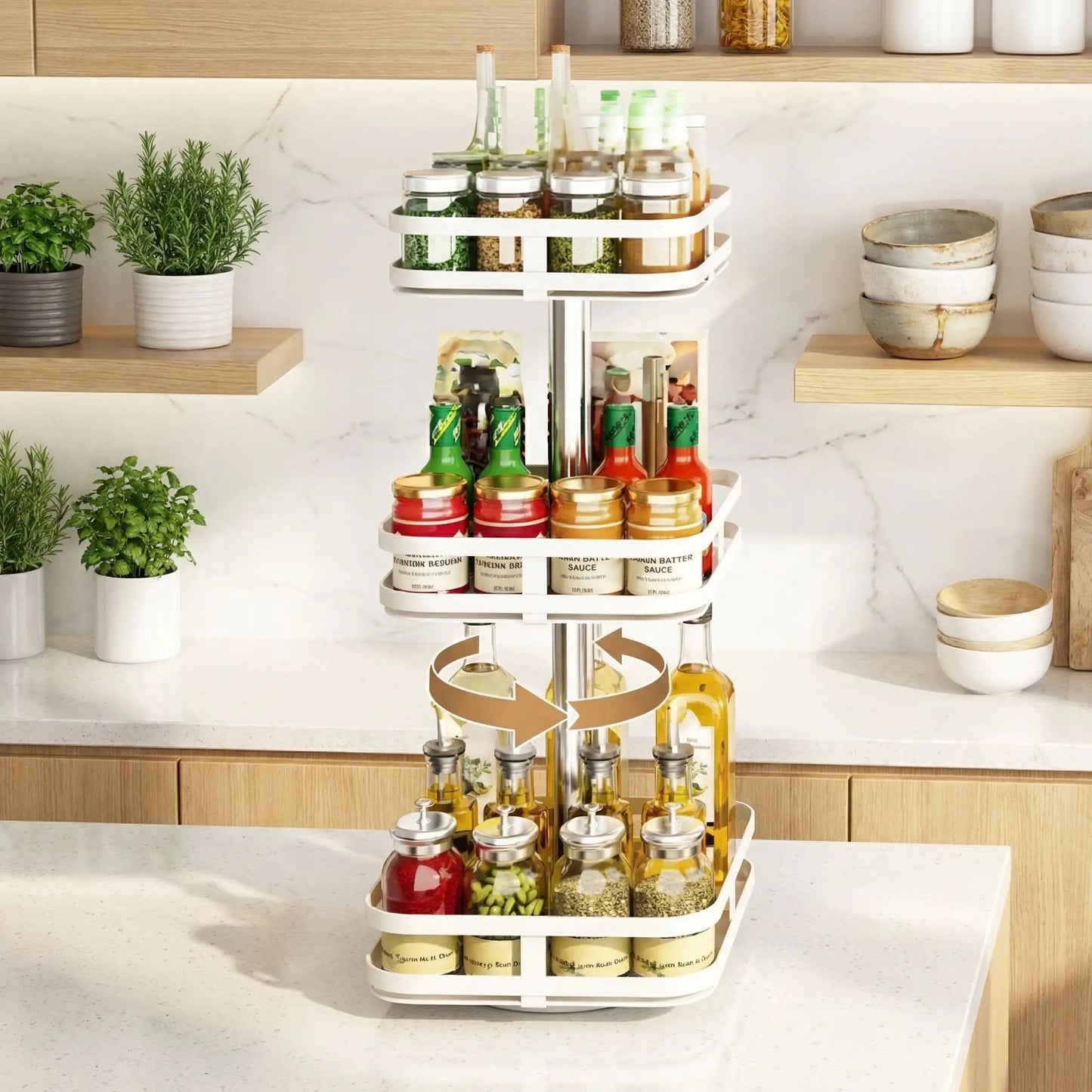 Plateau Tournant pour Cuisine | Style EtagĂšre