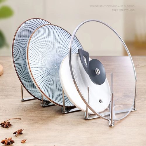 Porte-assiette-support-en-acier-polyvalent