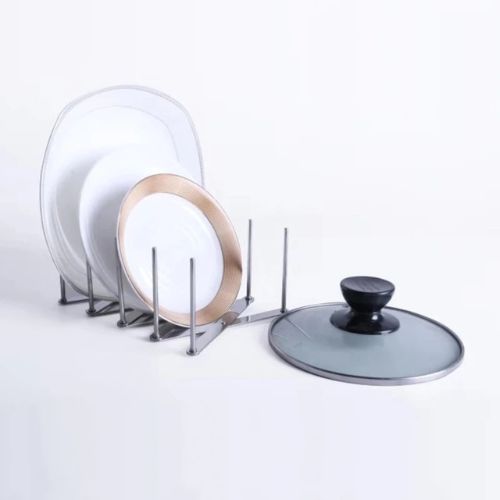 Porte-assiette-support-en-acier-pratique