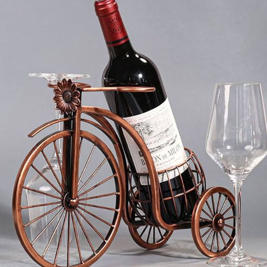 Porte-bouteille-vin-étagÚre-vintage-bronze-luxe