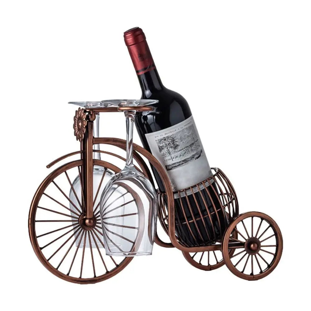 Porte-bouteille-vin-étagÚre-vintage-bronze-luxe