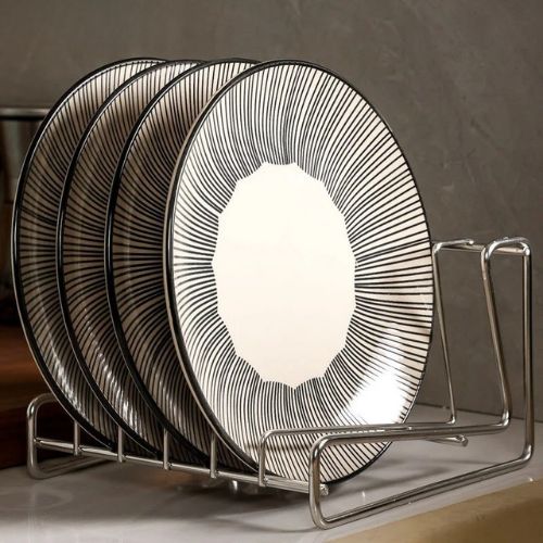 Range-vaisselle-support-en-acier-égouttoir