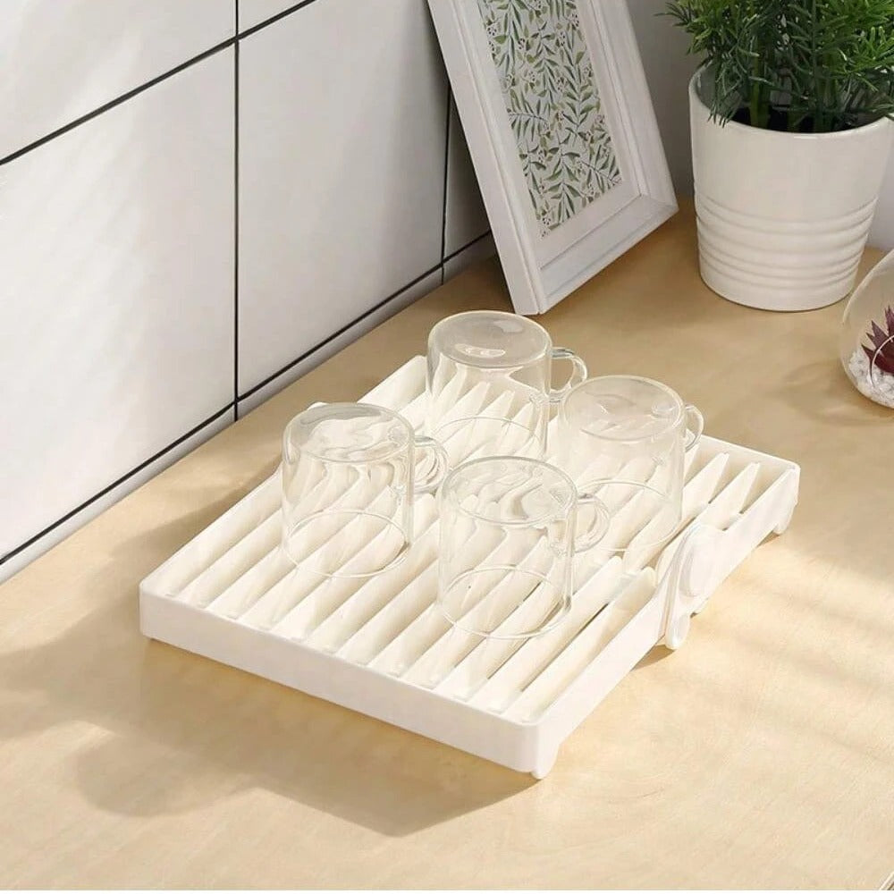 Range-vaisselle-support-plastique-séchage-verre