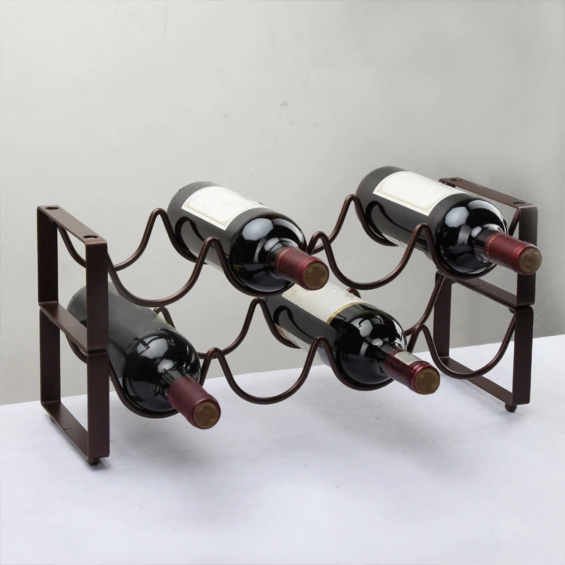 Range bouteille empilable deux niveaux