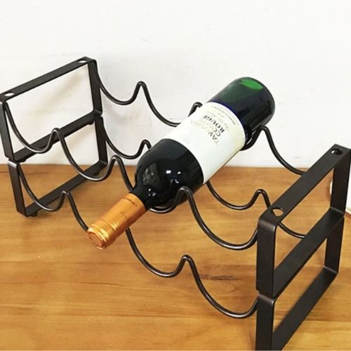 Range bouteille empilable en fer