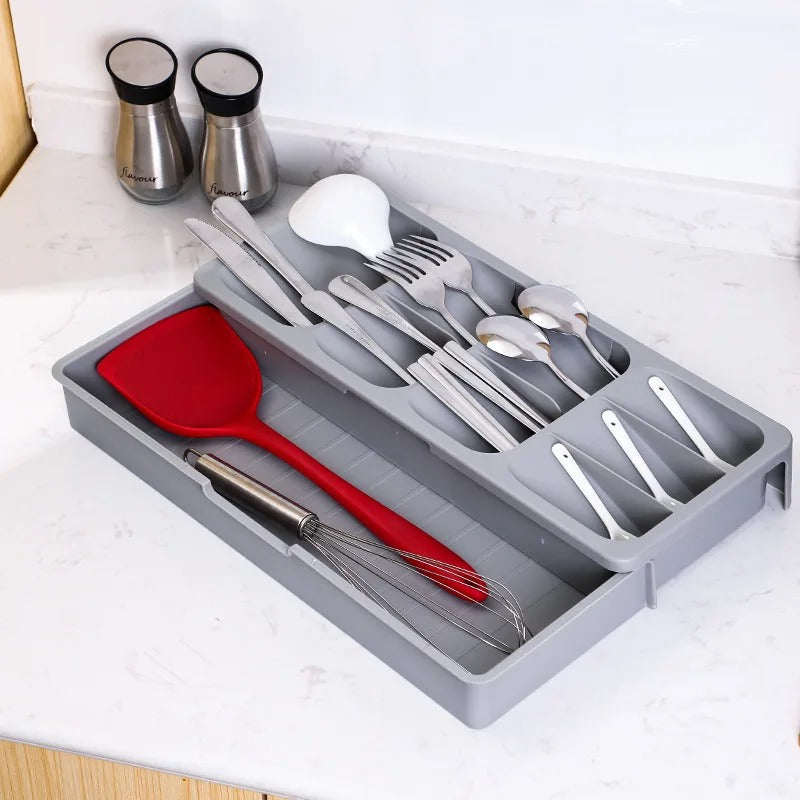 Rangement-à -couverts-extensible-pour-tiroir-gris-élargi