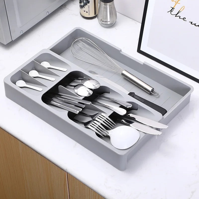 Rangement-Ă -couverts-extensible-pour-tiroir