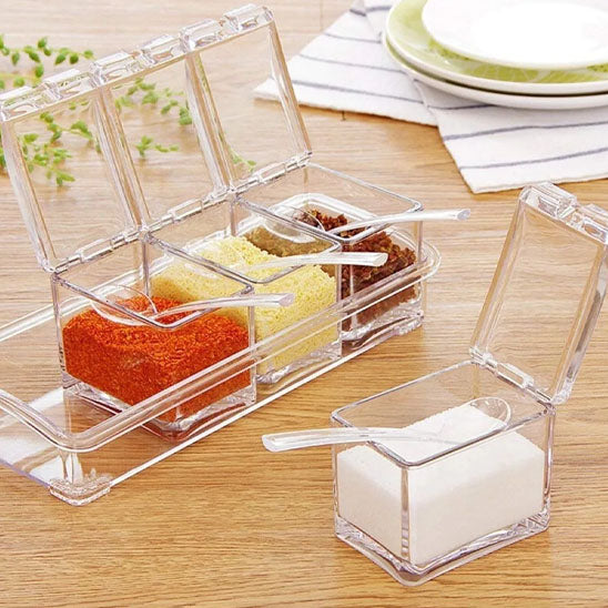 Rangement-à-épices-Box-transparents-gain-espace