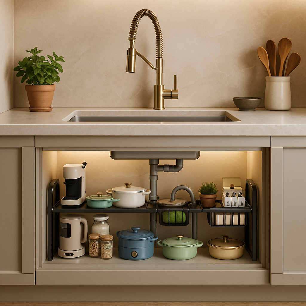 Rangement-sous-evier-extensible