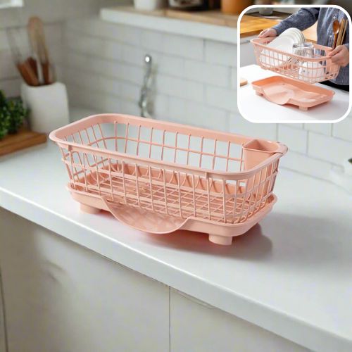 Égouttoir-a-vaisselle-Plastique-abricot