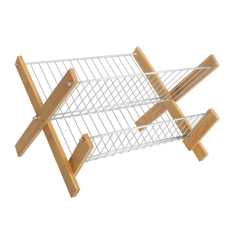 Égouttoir-vaisselle-design-range-vaisselle-blanc-bambou