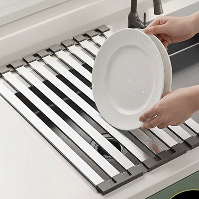égouttoir vaisselle inox qui ne rouille pas pliable pratique
