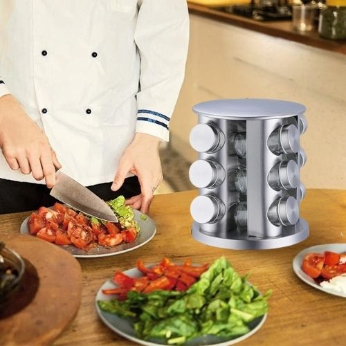 Étagère-à-épices-rotative-12-pots-gain-temps