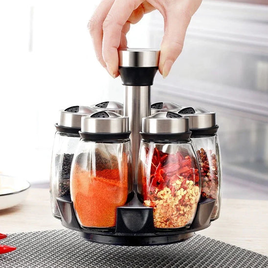 Porte Epice | Pots Inox Verre