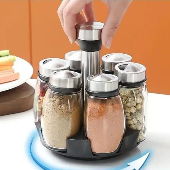 Porte Epice | Pots Inox Verre