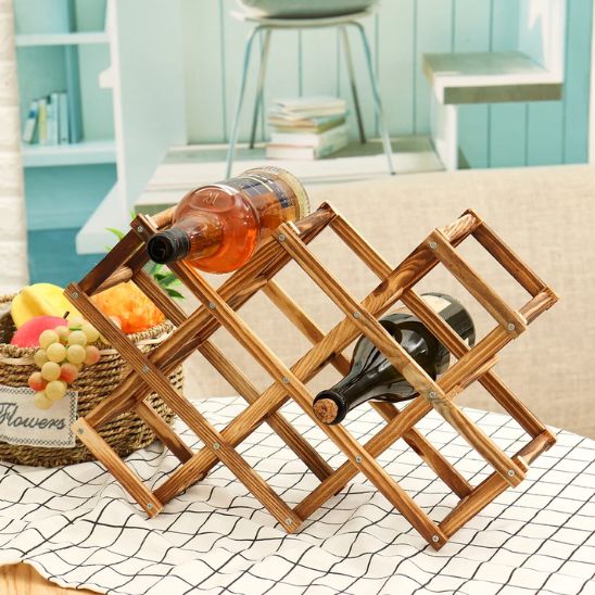 range-bouteille-bois-Pliable-en-cuisine