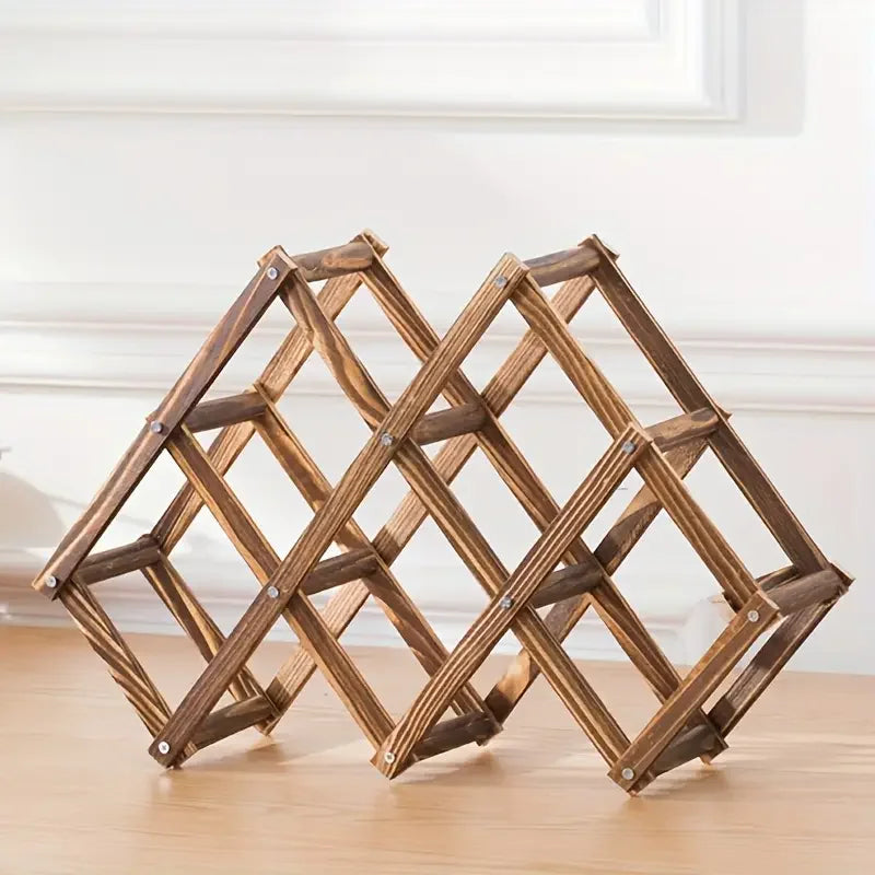 range-bouteille-bois-Pliable-léger