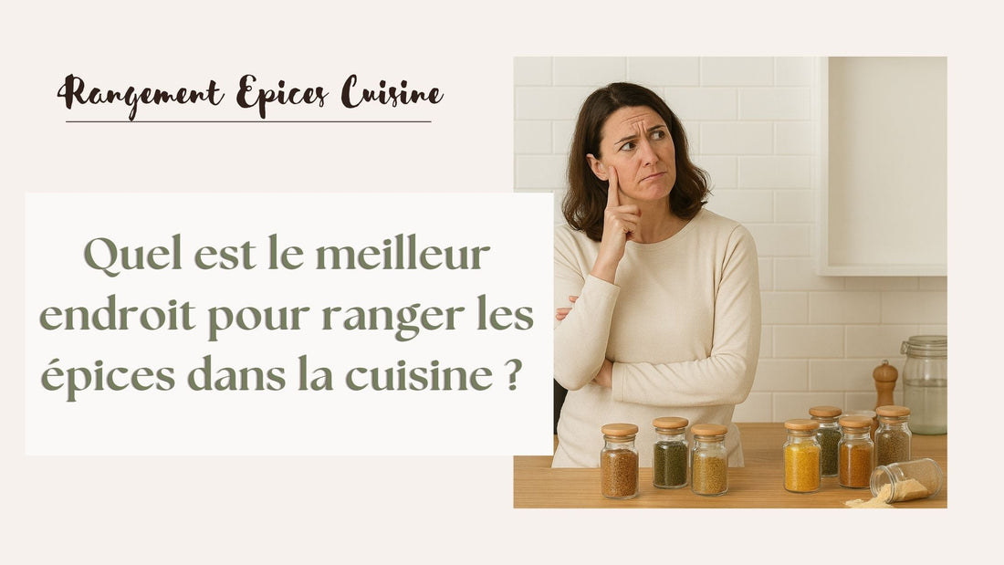 où faire le rangement des épices cuisine 