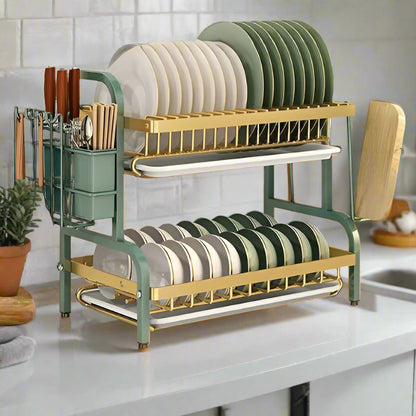 égouttoir à vaisselle - Compact Deux Niveaux