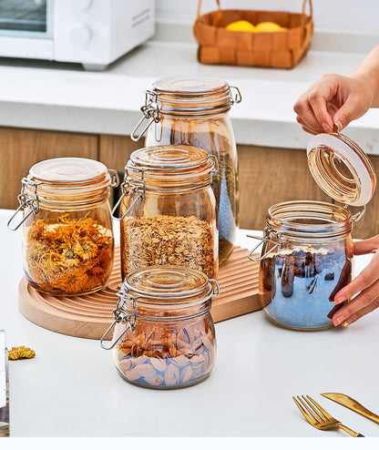 Bocal en verre  Hermétique protection siliconne