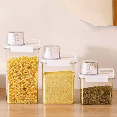 Boite hermétique alimentaire bec verseur trois formats