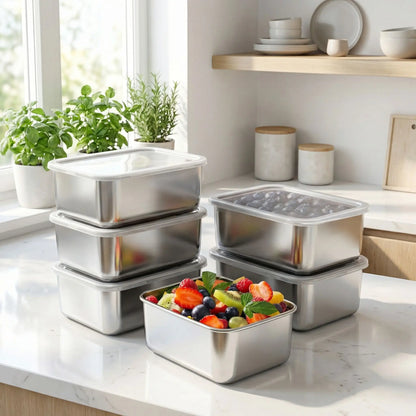 Boite alimentaire acier pour conservation fruit