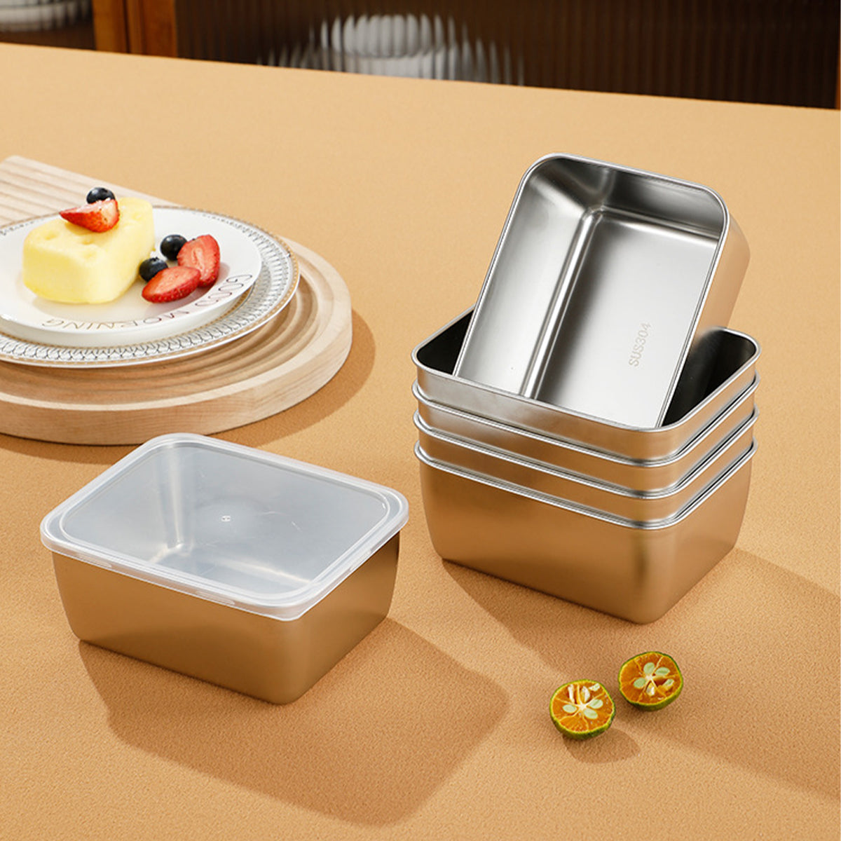 Boite alimentaire acier pratique