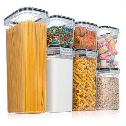 Boite alimentaire freshConserve sept pièces transparentes