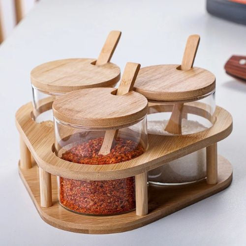 Pots à épices avec Support | OrganicChef