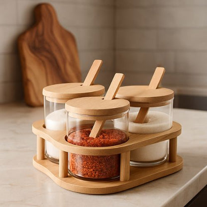 Pots à épices avec Support | OrganicChef