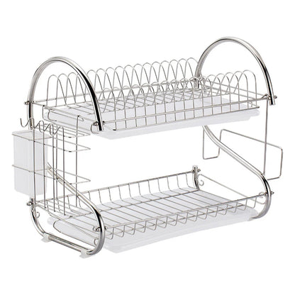Egouttoir-Vaisselle-en-Acier-deux-niveaux
