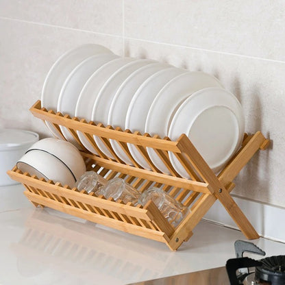 Egouttoir-vaisselle-bambou-moderne