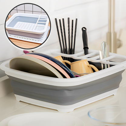 Egouttoir-vaisselle-silicone-pliable-écologique