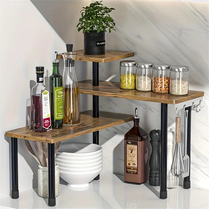 Etagere-d-angle-cuisine-boisrustique-réglable-90°