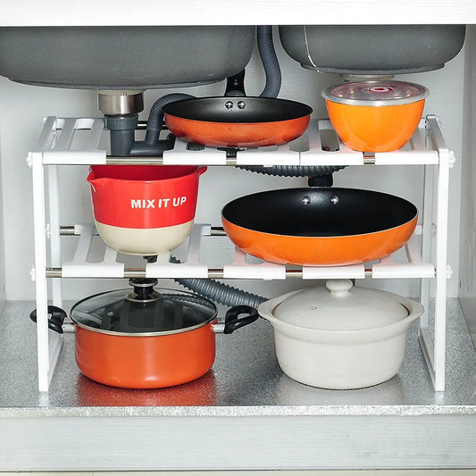 Etagere-sous-evier-panneaux-amovibles-deux-niveaux