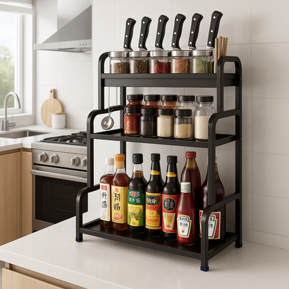 Etagere Cuisine | Acier 3 Niveaux