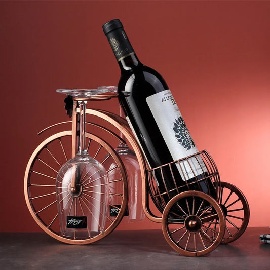 Porte-bouteille-vin-étagère-vintage