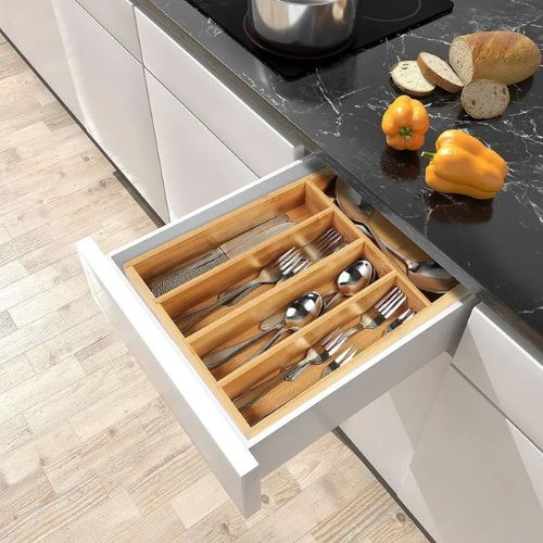 Range-couvert-tiroir-organiseur-bois-compact