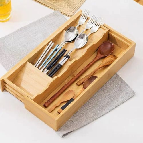 Range-couverts-pour-tiroir-bambou-cinq-compartiments