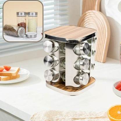 Range-epices-tourniquet-trois-niveaux-pots-verre
