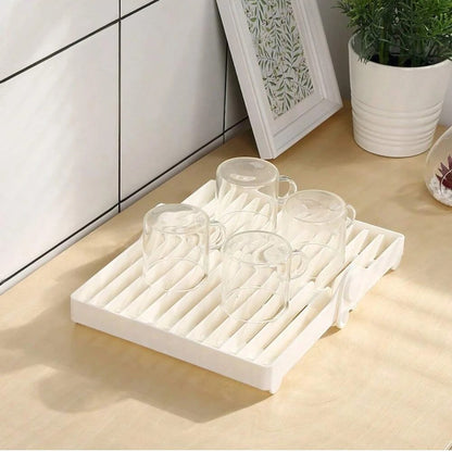Range-vaisselle-support-plastique-séchage-verre