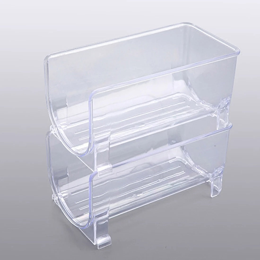 Range bouteille frigo Empilable transparent