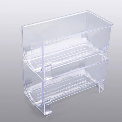 Range bouteille frigo Empilable transparent