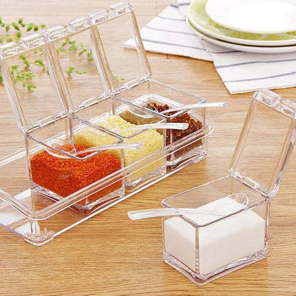 Rangement-à-épices-Box-transparents-gain-espace
