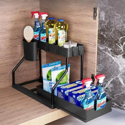 Rangement-sous-evier-design-L-coulissant-pour-placard