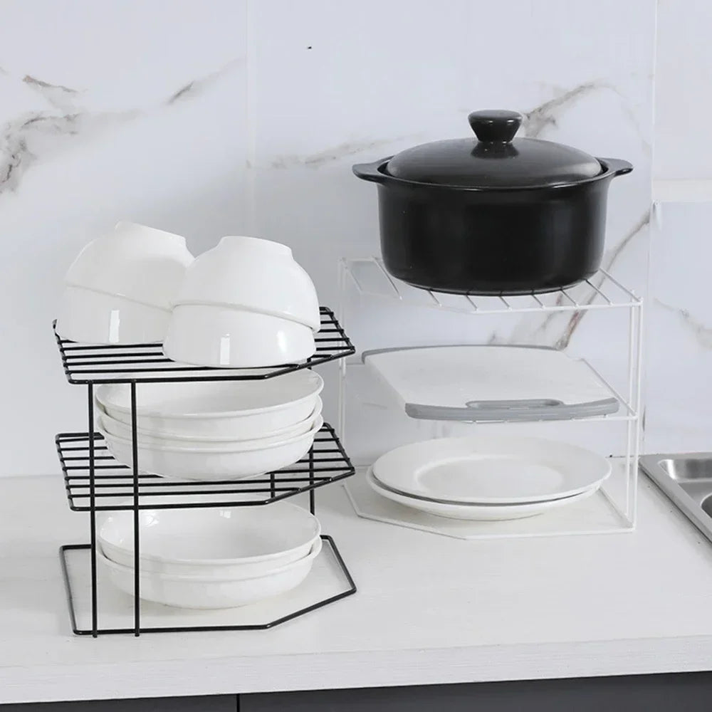 Rangement-vaisselle-étagère-dangle-pour-assiettes-bols-marmites